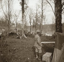Camp, Genicourt, northern France, c1914-c1918. Artist: Unknown.