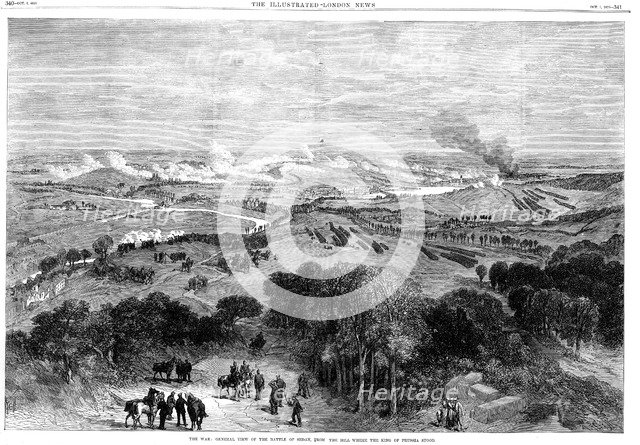 Battle of Sedan, France, Franco-Prussian War, 1870. Artist: Unknown