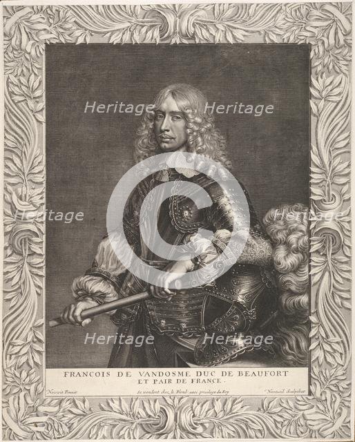 François de Vendôme, duc de Beaufort, ca. 1649. Creator: Robert Nanteuil.