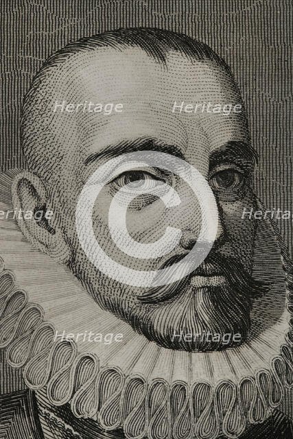 Gonzalo Fernandez de Cordoba (1453-1515), called "El Gran Capitan", Spanish general, 1853.  Creator: Antonio Roca Sallent.