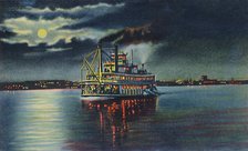 'Moonlight on the Ohio River, Louisville, Ky.', 1942. Artist: Caufield & Shook.