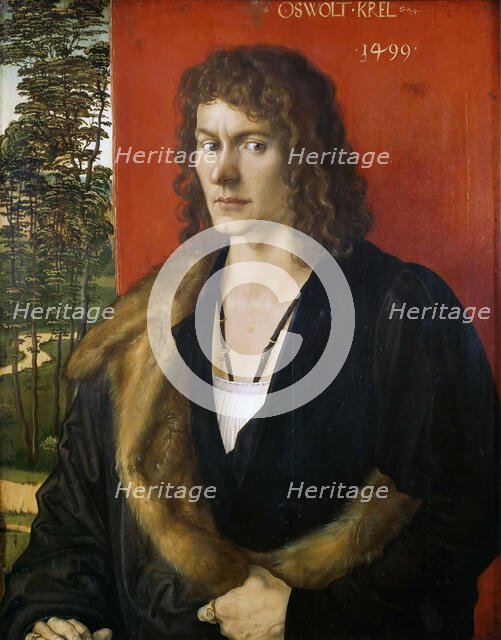 Portrait of Oswolt Krel, 1499. Creator: Dürer, Albrecht (1471-1528).
