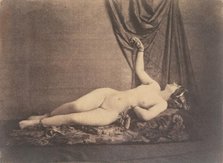 [Reclining Female Nude], ca. 1853. Creator: Julien Vallou de Villeneuve.