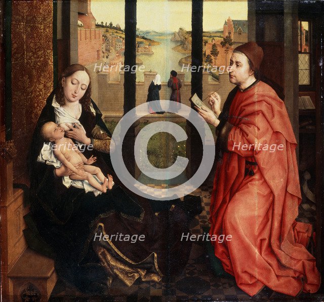 'Saint Luke Drawing the Virgin', 15th century.  Artist: Rogier Van der Weyden