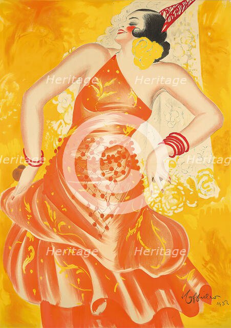 Conchita Supervía, 1932. Creator: Cappiello, Leonetto (1875-1942).