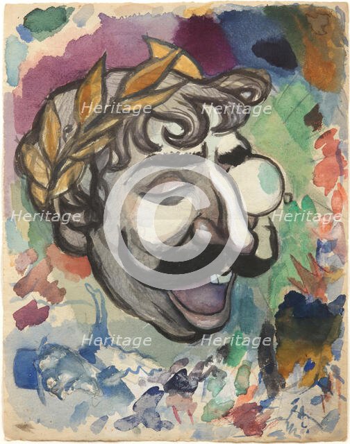 Jean Moréas, 1907. Creator: Cazals, Frederic-Auguste (1865-1941).