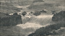 'Great Falls of the Yellowstone River', 1873, (1883). Artist: Unknown.