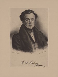 Portrait of the Composer Jan Kalivoda (1801-1866). Artist: Schlick, Friedrich Gustav (1804-1869)
