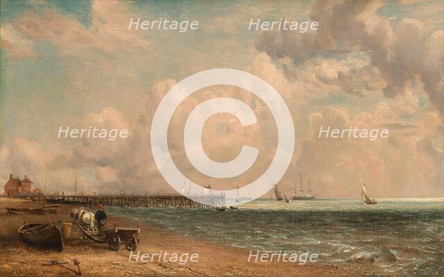 Yarmouth Jetty, 1822. Creator: John Constable.