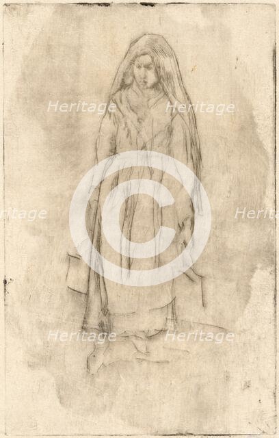 Venetian Water-Carrier, 1879/1880. Creator: James Abbott McNeill Whistler.