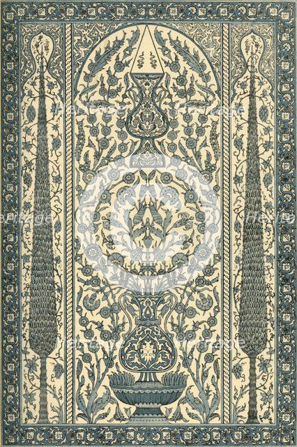 Egyptian glazed wall decoration, (1898). Creator: Unknown.