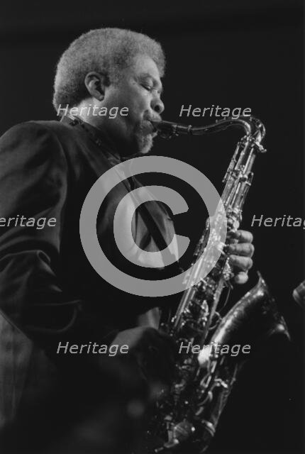 Frank Foster, Basie Band, Maastrict Music Nights, Netherlands, 1994. Creator: Brian Foskett.