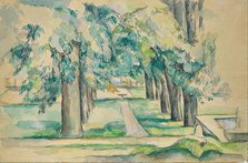 Avenue of Chestnut Trees at the Jas de Bouffan. Artist: Cézanne, Paul (1839-1906)