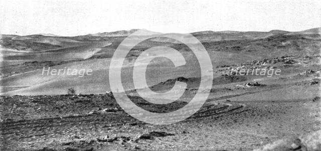 ''Dunes de sable dans le Namib; Afrique Australe', 1914. Creator: Unknown.