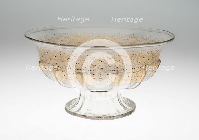 Standing Bowl, Murano, 1490/1500. Creator: Unknown.