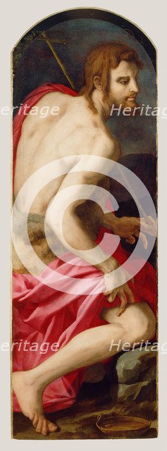 Saint John the Baptist, c. 1544. Artist: Bronzino, Agnolo (1503-1572)