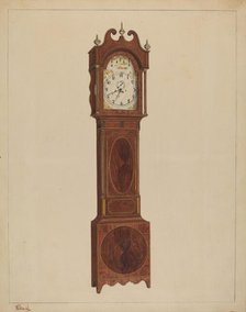 Grandfather Clock, c. 1937. Creator: Nicholas Gorid.