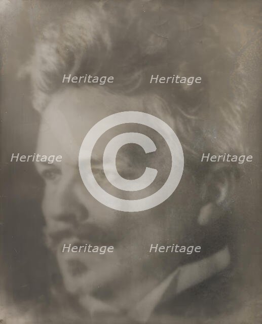 August Strindberg, writer (1849-1912), self-portrait, 1906-07. Creator: August Strindberg.