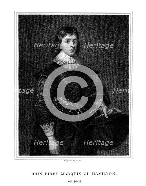 John Hamilton, 1st Marquess of Hamilton, (1825).Artist: W Holl