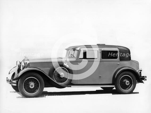 1930 Stutz 8 cylinder 36.4 hp saloon with coachwork by Weymann. Creator: Unknown.