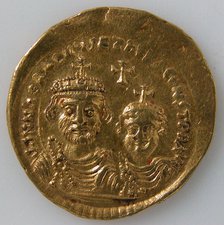 Solidus, Byzantine, 7th century (613-641). Creator: Unknown.