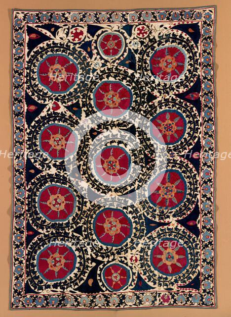 Ceremonial Hanging (Suzani), 1850-1899. Creator: Unknown.