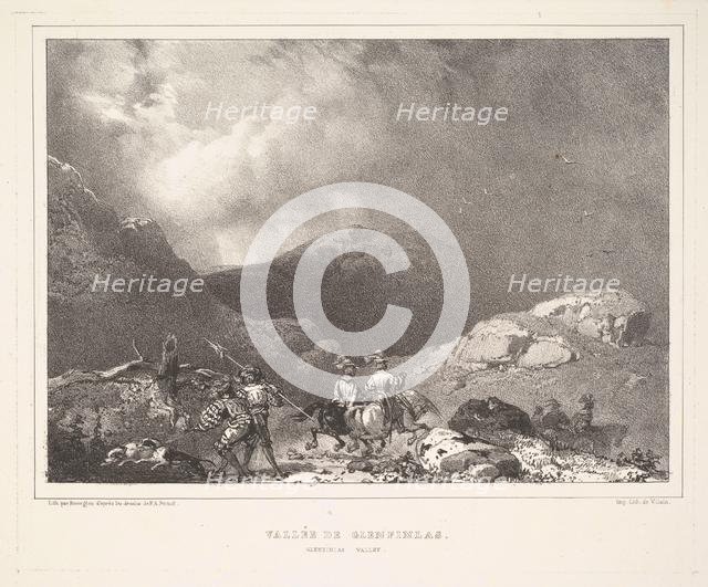 Vallée de Glenfinlas (Glenfinlas Valley) , 1826. Creator: Richard Parkes Bonington.