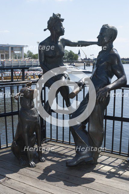 Cardiff, Mermaid Quay, 2009. Creator: Ethel Davies.