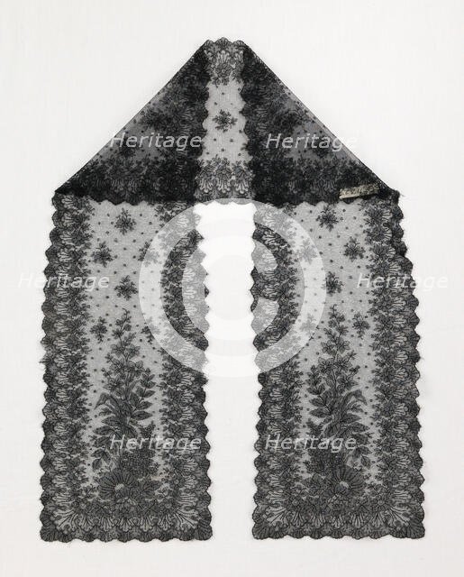 Scarf, French, ca. 1870. Creator: Unknown.