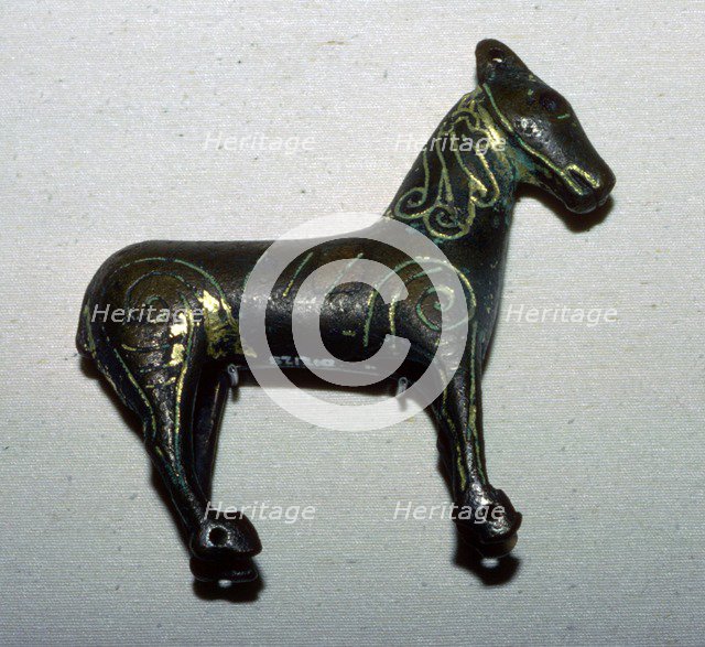 Bronze horse-shaped weather vane. Artist: Unknown