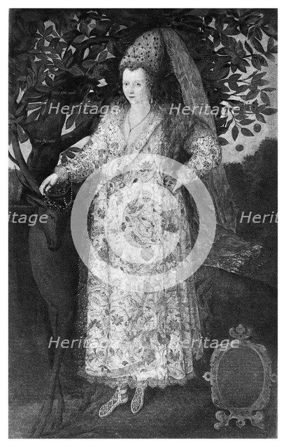 Portrait of a woman, 1590s, (1896).Artist: Marcus Gheeraerts, the Younger