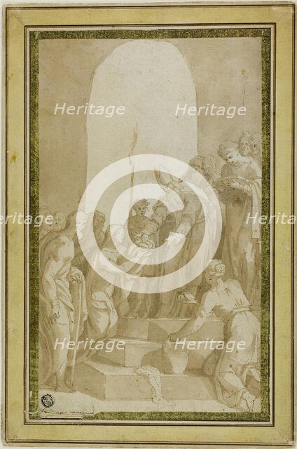 Study for the Presentation of the Christ Child in the Temple, n.d. Creator: Unknown.