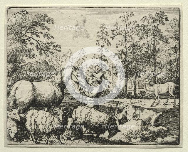 Reynard the Fox: The Jealous Horse. Creator: Allart van Everdingen (Dutch, 1621-1675).