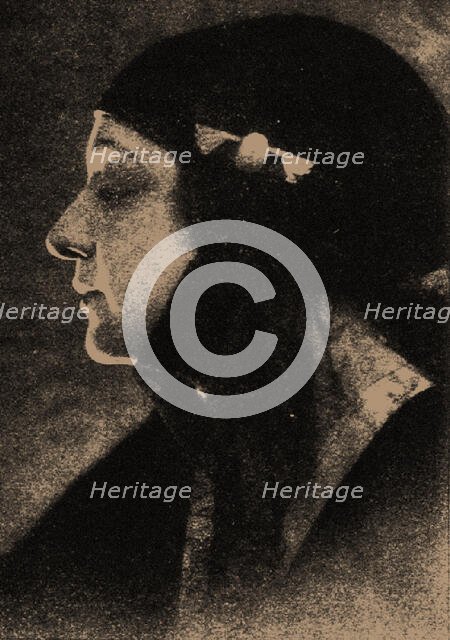 Portrait of Huda Sharawi (1879-1947). Creator: Unknown photographer.