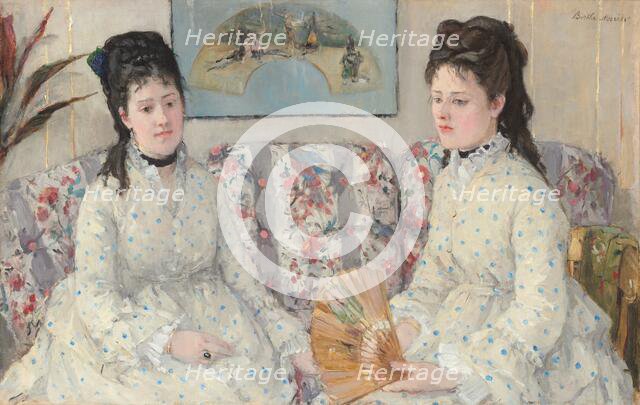 The Sisters, 1869. Creator: Berthe Morisot.
