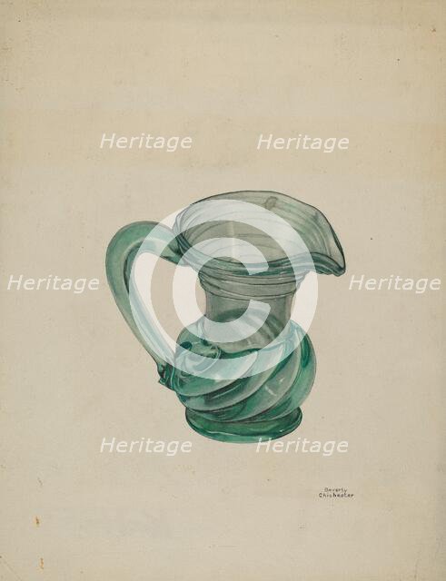 Creamer, c. 1939. Creator: Beverly Chichester.