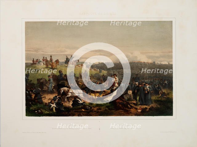 September 20, 1854. Retreat of the Russian Army after the Battle of the Alma, 1855. Creator: Guérard, Eugène Charles François (1821-1866).