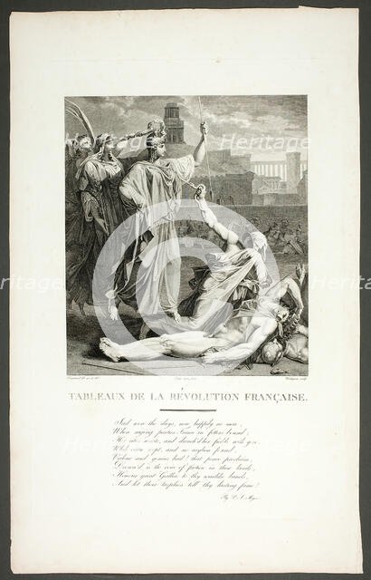 Frontispiece to the Tableaux de la révolution française, published 1804. Creators: Claude Nicolas Malapeau, Jacques Joseph Coiny.
