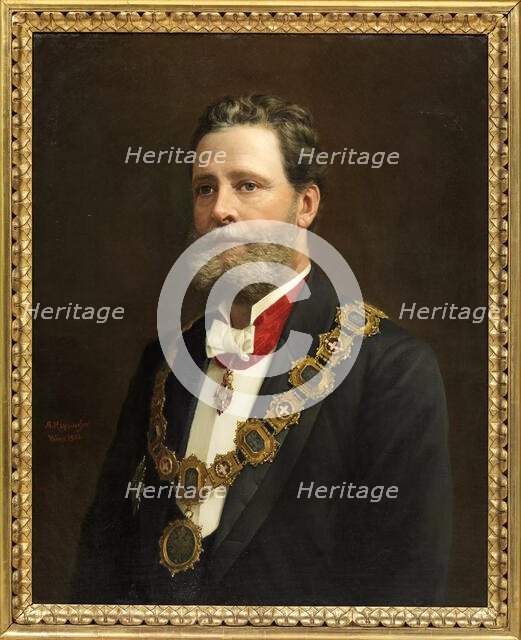 Portrait of Karl Lueger (1844-1910), Mayor of Vienna, 1902. Creator: Mayerhofer, Adolf (1857-1932).