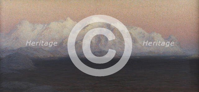 Mountains. Study from North Norway. Creator: Anna Katarina Boberg.