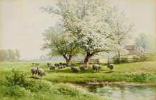 Pastoral Landscape, late 19th-early 20th century. Creator: Carl Weber.