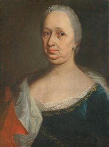 Portrait of a Lady with Silver Earrings, 1780-1800. Creator: Unknown.