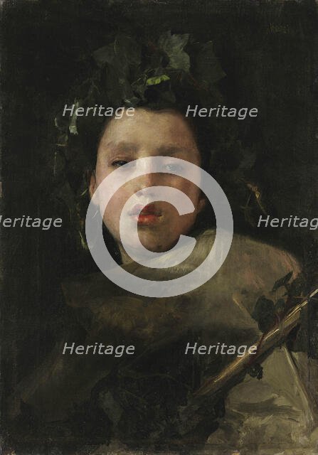 Bacco Fanciullo (Young Bacchus), 1874. Creator: Mancini, Antonio (1852-1930).