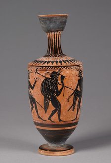 Lekythos, 400s BC. Creator: Unknown.