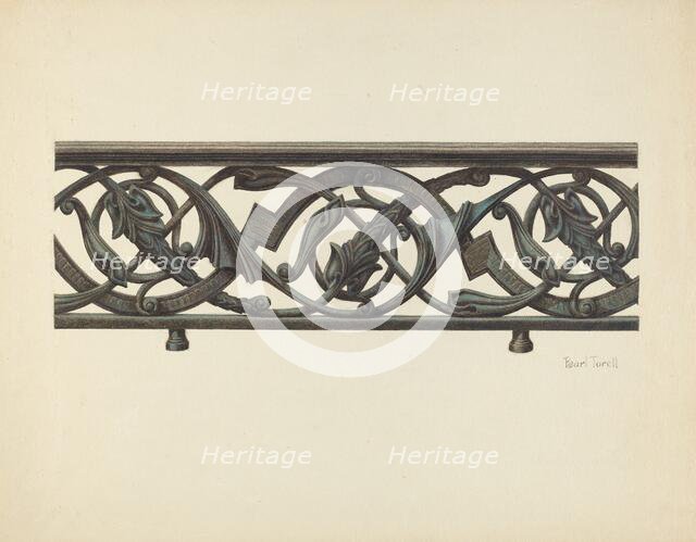 Fence, 1935/1942. Creator: Pearl Torell.