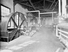 Engine room, Merchants' Despatch Transportation Co., between 1900 and 1905. Creator: Unknown.