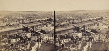 Panorama of Paris, between 1845 and 1855. Creator: Unknown.