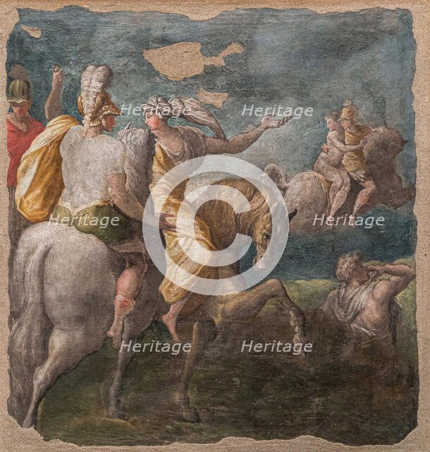 The Rape of Helen, 1566. Creator: Zanguidi (Bertoia), Jacopo (1544-1574).