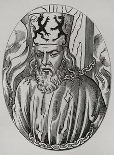 Jerome of Prague, (1360-1416), Czech scholastic philosopher and preacher, 1877. Creator: Unknown.