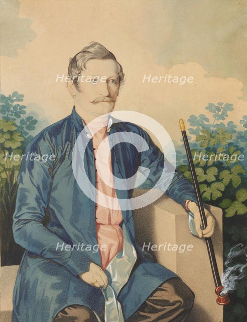 Portrait of A.A. Chizhov, c. 1846. Creator: Hampeln, Carl, von (1794-after 1880).